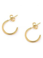 MOODE Kolczyki-półkreole "Amarante" rozmiar: onesize. Żółte kolczyki MOODE, ze stali. Za 97.28 zł.