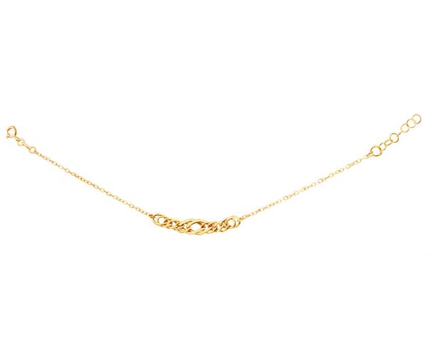 Złota bransoletka, ankier. Żółte bransoletki Apart, złote. W wyprzedaży za 538.30 zł.