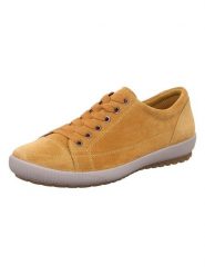Legero Skórzane sneakersy "Tanaro 4.0" w kolorze żółtym rozmiar: 41. Żółte trampki Legero, bez wzorów, ze skóry, bez zapięcia. Za 199.95 zł.