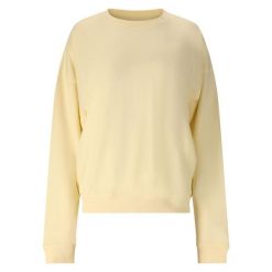 Bluza damska Athlecia Crecy. Żółte bluzy Athlecia, bez wzorów, z materiału, bez kaptura. Za 194.50 zł.