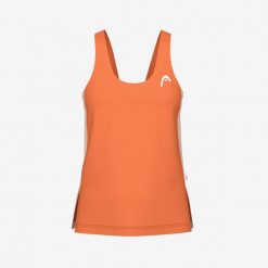 SPIRIT Tank Top Girls. Brązowe koszulki sportowe Head, bez wzorów, bez ramiączek, tenisowe. W wyprzedaży za 153.00 zł.