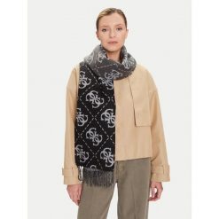 Szalik Guess. Szare szaliki Guess, z aplikacjami. Za 239.99 zł.