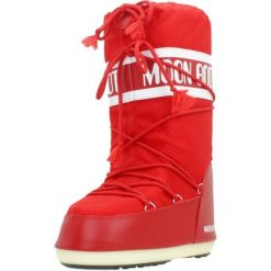 Buty MOON BOOT ICON NYLON Czerwony. Czerwone trekkingi Moon Boot, z nylonu, trekkingowe. Za 818.99 zł.