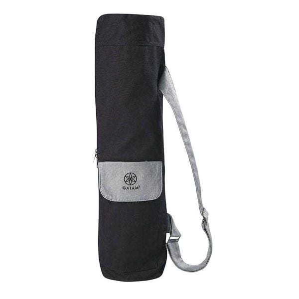 Bawełniana Torba Na Matę Do Jogi. Szare torby na ramię GAIAM, bez wzorów, z bawełny, na ramię, bez dodatków. Za 279.99 zł.