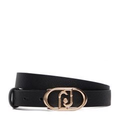 Pasek Liu Jo. Czarne paski Liu Jo, bez wzorów. Za 259.99 zł.