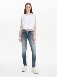 LTB Dżinsy "Molly" - Skinny fit - w kolorze niebieskim rozmiar: W25/L34. Niebieskie jeansy LTB, l, z aplikacjami, z podwyższonym stanem. Za 57.06 zł.