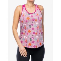 Top wspinaczkowy damski La Sportiva Botanic Tank. Czerwone koszulki sportowe La Sportiva, bez wzorów, bez ramiączek. Za 167.99 zł.