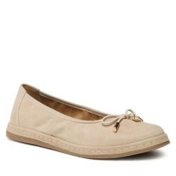 Baleriny Lasocki. Brązowe baleriny Lasocki, bez wzorów, bez obcasa. Za 99.99 zł.