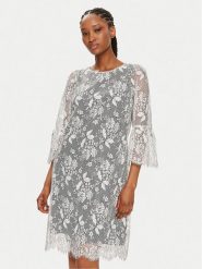 Bruuns Bazaar Sukienka koktajlowa Majah BBW3837 Écru Regular Fit. Sukienki Bruuns Bazaar, bez wzorów, z syntetyku, wizytowe, bez kołnierzyka, bez ramiączek. Za 379.99 zł.