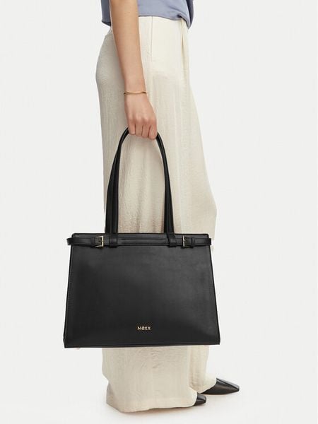 MEXX Torebka EO-MEXX-S-023-09 Czarny. Czarne shopper Mexx, bez wzorów, ze skóry, bez dodatków. Za 140.99 zł.