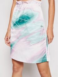Adidas Spódnica dresowa Street GN3272 Różowy Regular Fit. Czerwone spódnice Adidas, bez wzorów, z dresówki, street, mini. Za 59.99 zł.