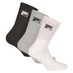 Fila Crew Skarpety Tenisowe 3-Pack Unisex rozmiar 43-46. Skarpety Fila, bez wzorów. Za 131.99 zł.