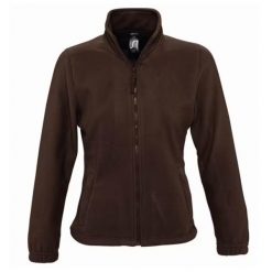 Damska Bluza Polarowa North Fleece Jacket. Brązowe bluzy SOL'S, na zimę, s, bez wzorów, z polaru, bez kaptura. Za 131.99 zł.