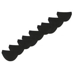 Figi damskie 9-pak czarne. Czarne figi Puma, bez wzorów, z bawełny. Za 286.22 zł.