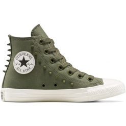 Buty sportowe Converse Chuck Taylor All Star. Zielone obuwie sportowe Converse, bez zapięcia, na fitness i siłownię. Za 490.00 zł.