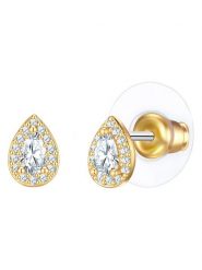 Yokoamii Pozłacane kolczyki-wkrętki z cyrkoniami rozmiar: onesize. Żółte kolczyki Yokoamii, z cyrkonią, pozłacane. Za 34.99 zł.