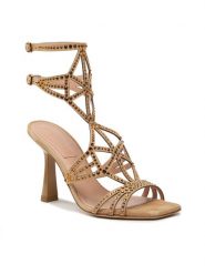 Alberta Ferretti Sandały 23151A6315 8004 Brązowy. Brązowe sandały Alberta Ferretti, bez wzorów, ze skóry, bez obcasa, na słupku, bez zapięcia. Za 2,649.00 zł.