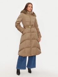 Guess Płaszcz zimowy New Olga W4BL41 WEX52 Beżowy Regular Fit. Brązowe płaszcze Guess, na zimę, s, z aplikacjami, z syntetyku, bez kaptura. Za 1,009.00 zł.