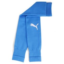 Skarpetki Puma Teamgoal. Niebieskie skarpety Puma, bez wzorów, z materiału. Za 42.99 zł.