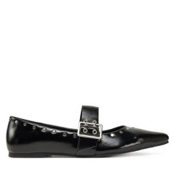 Baleriny ONLY Shoes. Czarne baleriny ONLY SHOES, bez wzorów, bez obcasa. Za 109.99 zł.