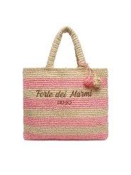 Liu Jo Torebka AA6245 A0006 Różowy. Czerwone shopper Liu Jo, bez wzorów, bez dodatków. Za 379.99 zł.