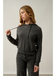 AUTHENTIC CASHMERE Kaszmirowy sweter "Svalinna" w kolorze antracytowym rozmiar: L. Czarne swetry AUTHENTIC CASHMERE, l, bez wzorów, z kaszmiru, bez ramiączek. Za 403.45 zł.