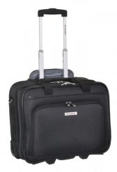 Menedżer podróży Torba/walizka Traveller Basic Black. Czarne torby na laptopa Erima, bez wzorów, z materiału. Za 556.99 zł.