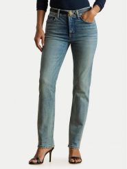 LAUREN RALPH LAUREN Jeansy 200P03646001 Niebieski Straight Fit. Niebieskie jeansy Lauren Ralph Lauren, bez wzorów. Za 769.99 zł.