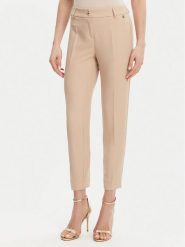 Maryley Spodnie materiałowe 25EB52Z/M24/43PG Beżowy Regular Fit. Brązowe spodnie materiałowe Maryley, l, bez wzorów, z materiału. Za 129.99 zł.