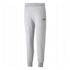 Damskie Spodnie Dresowe Essential. Szare spodnie dresowe Puma, bez wzorów, z dresówki. Za 198.99 zł.