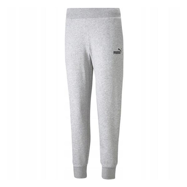 Damskie Spodnie Dresowe Essential. Szare spodnie dresowe Puma, bez wzorów, z dresówki. Za 198.99 zł.