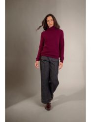 Perfect Cashmere Kaszmirowy sweter w kolorze bordowym rozmiar: S. Czerwone swetry Perfect Cashmere, s, bez wzorów, z kaszmiru, bez ramiączek. Za 382.99 zł.