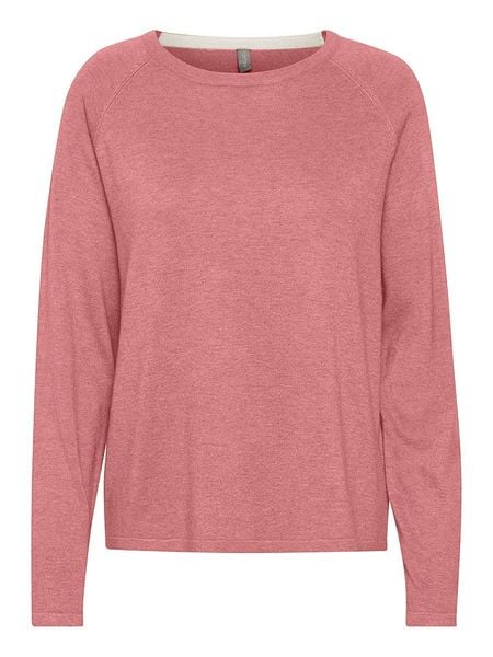 CULTURE Sweter w kolorze jasnoróżowym rozmiar: M. Różowe swetry Culture, m, bez wzorów, bez ramiączek. Za 78.99 zł.