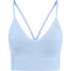 Biustonosz damski ODLO Padded Seamless Soft 2.0 Sport Bra. Niebieskie bielizna sportowa Odlo, xs, bez wzorów. Za 219.99 zł.