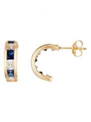 OR ÉCLAT Złote kolczyki-wkrętki "Bluarc" rozmiar: onesize. Zielone kolczyki OR ÉCLAT, złote. Za 434.99 zł.