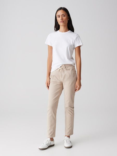 OPUS Dżinsy - Regular fit - w kolorze beżowym rozmiar: 44/L28. Brązowe jeansy Opus, l, bez wzorów. Za 214.95 zł.