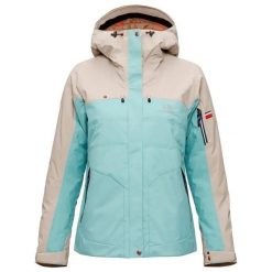 Damska kurtka narciarska z kapturem Elevenate St Moritz. Niebieskie kurtki narciarskie ELEVENATE, s, bez wzorów, z gore-texu, z kapturem, narciarskie, gore-tex. Za 2,534.00 zł.