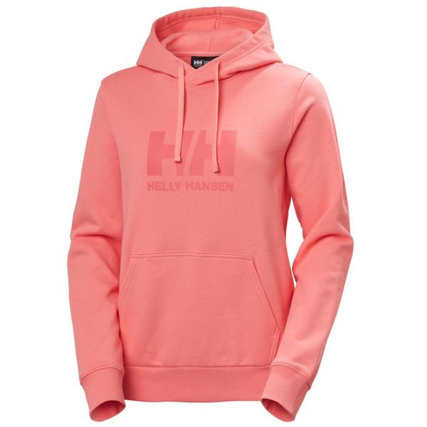Bluza damska z kapturem Helly Hansen LOGO. Czerwone bluzy Helly Hansen, na lato, m, bez wzorów, z bawełny, z kapturem. Za 410.80 zł.