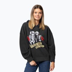 Bluza damska Pitbull Thick & Thin Hooded. Szare bluzy PITBULL, l, bez wzorów, z bawełny, bez kaptura. Za 179.99 zł.
