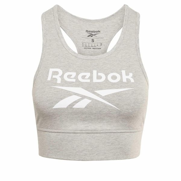 Top Sportowy Damski Reebok BRALET GR9393 Szary. Białe bielizna sportowa Reebok, l, bez wzorów. Za 59.99 zł.
