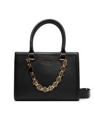 LOVE MOSCHINO Torebka JC4077PP1NL1300A Czarny. Czarne torebki klasyczne Love Moschino, bez wzorów, ze skóry, bez dodatków. Za 1,299.00 zł.