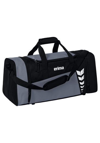 Torba sportowa Erima Six Wings. Szare torby na ramię Erima, bez wzorów, z materiału, sportowe, na ramię, z nadrukiem, bez dodatków. Za 133.50 zł.