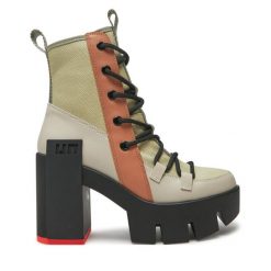 Botki United Nude. Brązowe botki United Nude, bez wzorów, bez obcasa, na słupku, bez zapięcia. Za 1,749.00 zł.