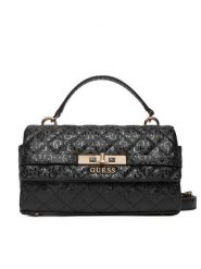 Guess Torebka Idra HWGG81 57200 Czarny. Czarne torebki klasyczne Guess, z aplikacjami, ze skóry, bez dodatków. Za 539.99 zł.