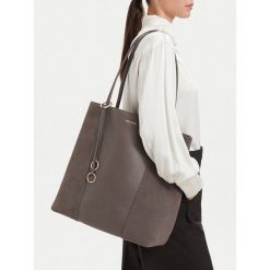 Torebka GINO ROSSI. Brązowe shopper Gino Rossi, bez wzorów, bez dodatków. Za 629.99 zł.