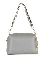 Anna Morellini Skórzana torebka "Gessica" w kolorze szarym - 27 x 20 x 12 cm rozmiar: onesize. Szare torby na ramię Anna Morellini, bez wzorów, z materiału, na ramię, bez dodatków. Za 217.99 zł.