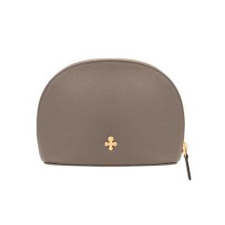 Kosmetyczka w kolorze mocca. Żółte kufry i kosmetyczki Lilou, bez wzorów, ze skóry, bez dodatków. Za 329.00 zł.