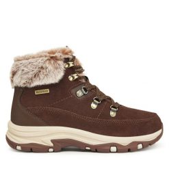 Trekkingi Skechers. Brązowe trekkingi Skechers, trekkingowe. Za 449.99 zł.