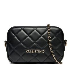 Torebka Valentino. Czarne listonoszki Valentino, bez wzorów, bez dodatków. Za 569.99 zł.