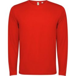 Koszulka Z Długim Rękawem Unisex Dla Dorosłych Estoril. Czerwone bluzki ROLY, bez wzorów, sportowe, bez kołnierzyka, bez ramiączek. Za 35.99 zł.